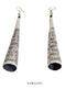 African Ethnic Crafted Aluminum Earrings