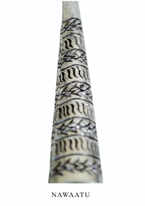 African Ethnic Crafted Aluminum Earrings