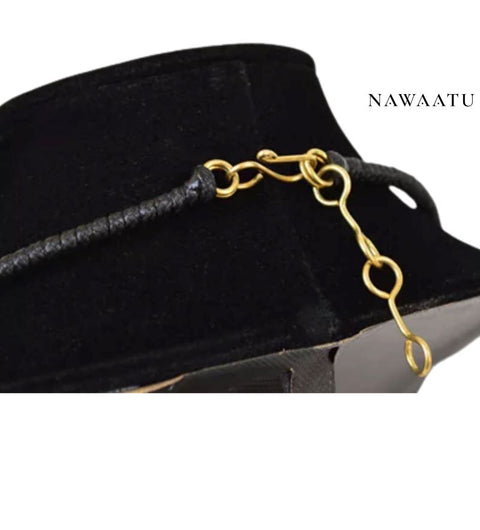 Black Africa Map Necklace