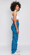 Blue African Print Trousers