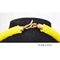 African Statement Round Shape Necklace-Yellow