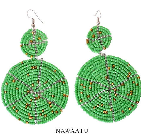 Handmade African Beaded Earrings