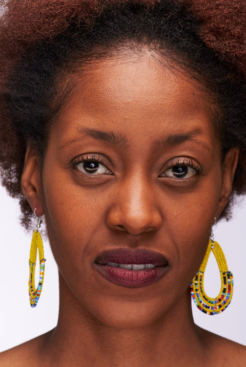 Handmade Maasai Beaded Earrings