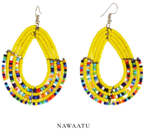 Handmade Maasai Beaded Earrings