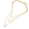 Women Layered Star Heart Moon Gold Necklace